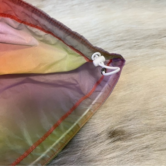 VICTORIA’S SECRET Victoria Sport XS Hoodie Windbreaker 1/2 Zip Orange Hombre - Picture 11 of 12